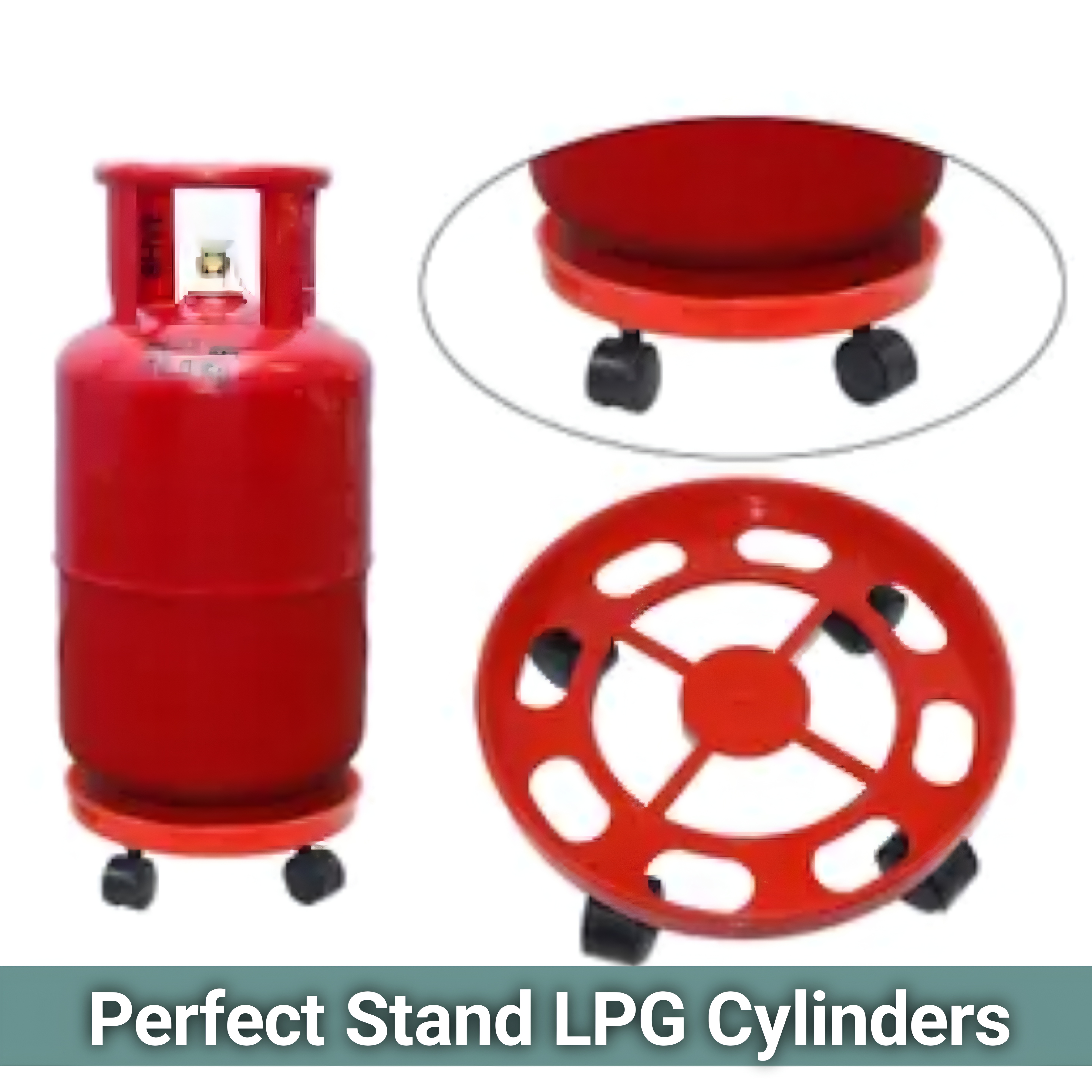 Gas Cylinder stand - Easy Moveable LPG Cylinders| Cylinder Stand